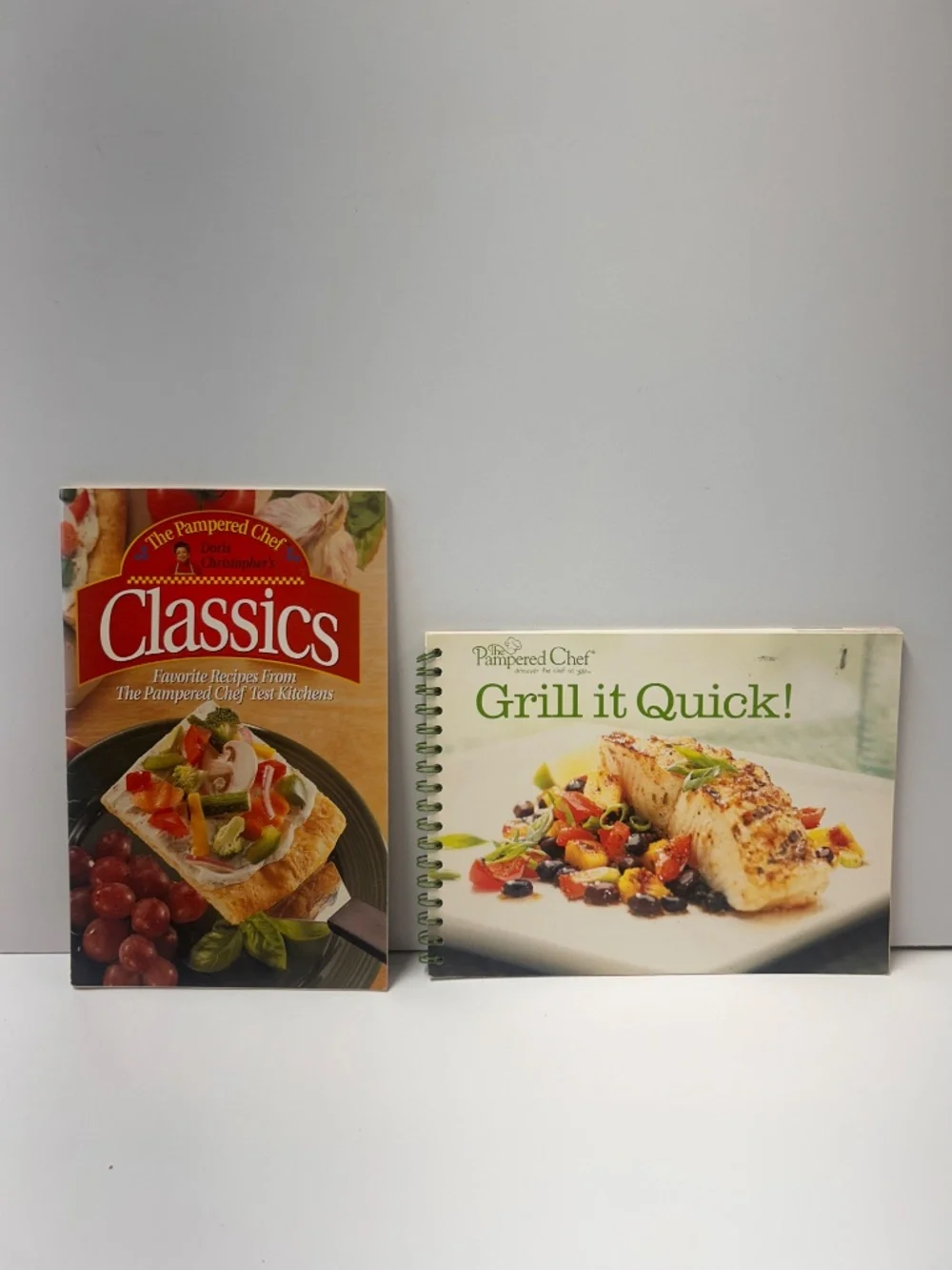 Pampered Chef Season's Best Recipe Collection Lot 16 Booklets Sleeve Box & More